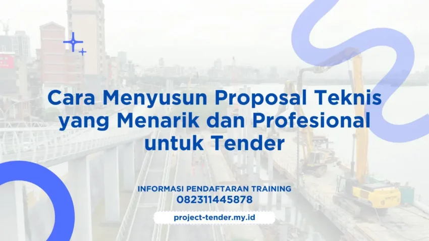PELATIHAN CARA MENYUSUN PROPOSAL TEKNIS YANG MENARIK DAN PROFESIONAL UNTUK TENDER JAKARTA